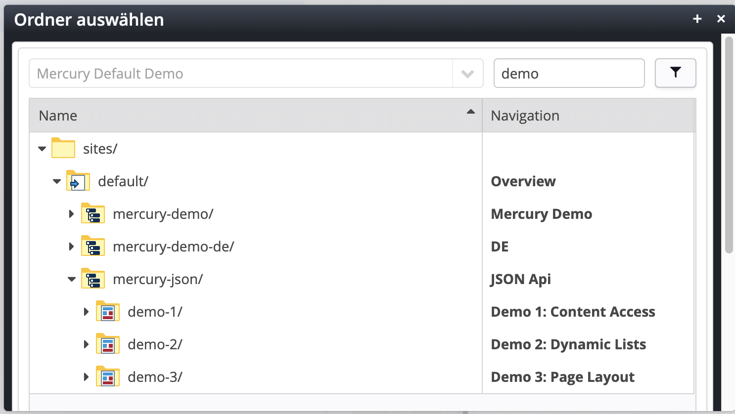 Der Dialog „Datei auswählen“ hat rechts oben ein Suchfeld bekommen