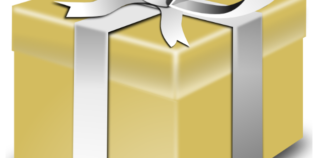 Ein Geschenk mit Schleife