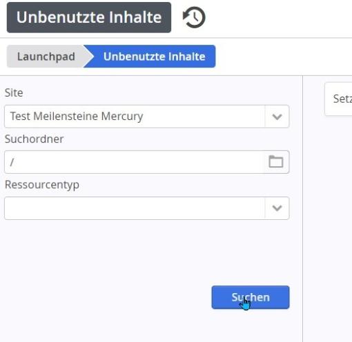 App unbenutzte Inhalte