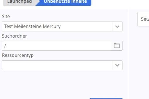 App unbenutzte Inhalte
