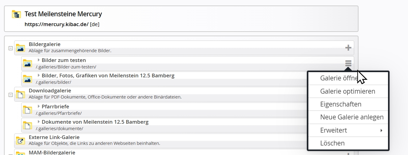 Bildergalerieordner optimieren Sitemap