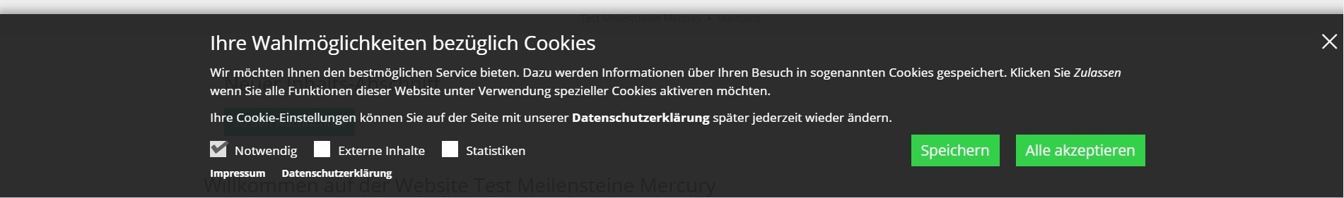 Cookie-Banner