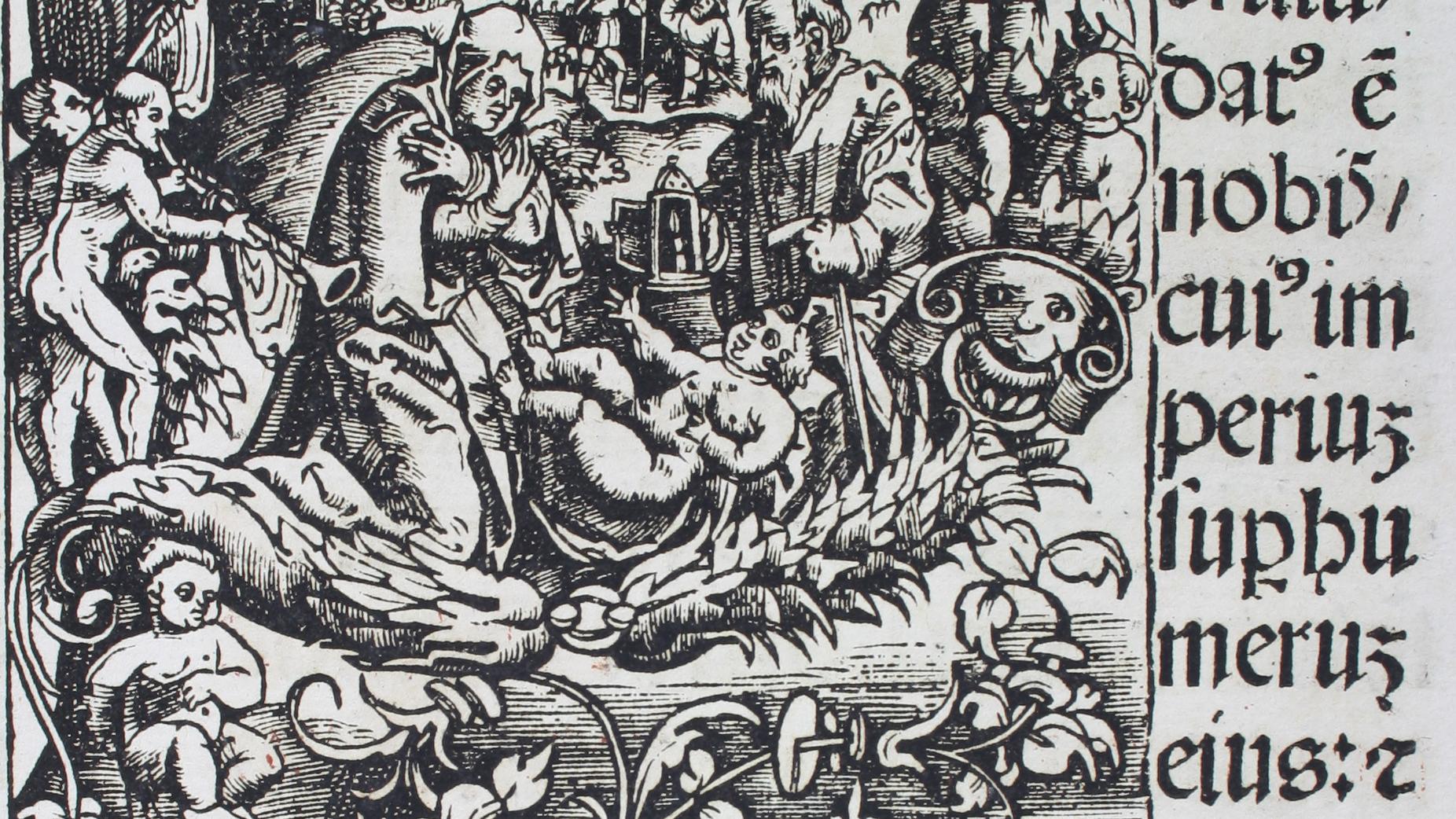 Puer natus est (Wormser Missale 1523, Holzschnitt)